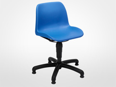Gas Lift Chair with Glides CGP1G